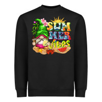 Black summer vibes gnome tbw Heavyweight Sweatshirt - texasbilliewilder