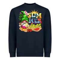 Navy summer vibes gnome tbw Heavyweight Sweatshirt - texasbilliewilder
