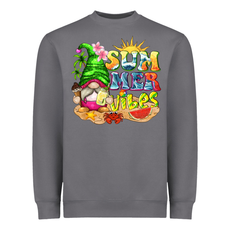 Summer Vibes Gnome Tbw Heavyweight Sweatshirt by texasbilliewilder | Teevron