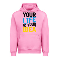 Fuchsia Pink YOUR LIFE YOUR IDEA V2 Urban Hoodie - Bettercallsaul