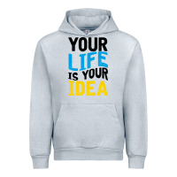 Heather Grey YOUR LIFE YOUR IDEA V2 Urban Hoodie - Bettercallsaul