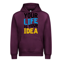 Mauve Wine YOUR LIFE YOUR IDEA V2 Urban Hoodie - Bettercallsaul