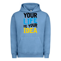 Pigment Pebble Blue YOUR LIFE YOUR IDEA V2 Urban Hoodie - Bettercallsaul