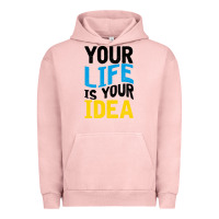 Pigment Salmon YOUR LIFE YOUR IDEA V2 Urban Hoodie - Bettercallsaul