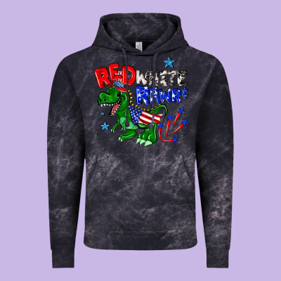 Vintage Hoodie red white rawr billie wilder