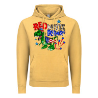 Vintage Mustard red white rawr billie wilder Vintage Hoodie - texasbilliewilder