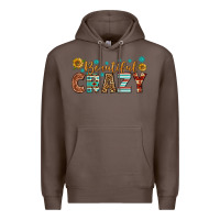 Coffee Western Beautiful Crazy Premium Hoodie - BundleAndBundleShop