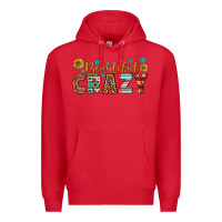 Red Western Beautiful Crazy Premium Hoodie - BundleAndBundleShop