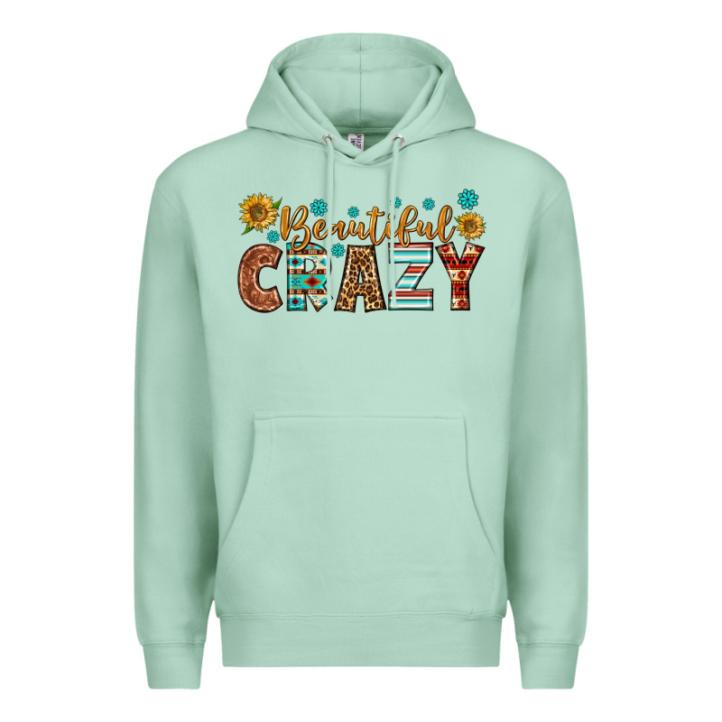 Western Beautiful Crazy Premium Hoodie by BundleAndBundleShop | Teevron