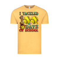 Vintage Mustard i tackled 100 days of school softball Vintage Tee - Zillion Design Studio