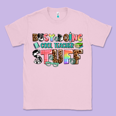 Busy Doing Cool Teacher Stuff Classic Tee Designed By Adodesignshop
