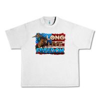 Lunar Rock Long live freedom 4th of july Urban Heavy Tee - Neo Western
