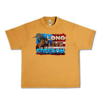 Peanut Butter Long live freedom 4th of july Urban Heavy Tee - Neo Western