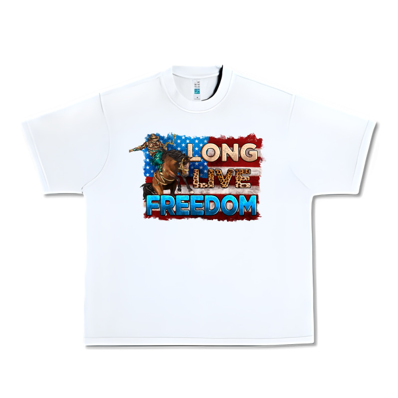 Long Live Freedom 4th Of July Urban Heavy Tee by Neo Western | Teevron