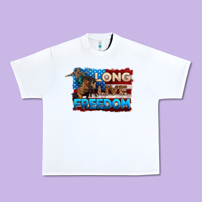 Long Live Freedom 4th Of July Urban Heavy Tee Designed By Neo Western