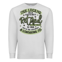 Dove Grey the legend has officially retired Premium Sweatshirt - MaliasSmallBusiness