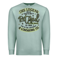Seafoam the legend has officially retired Premium Sweatshirt - MaliasSmallBusiness