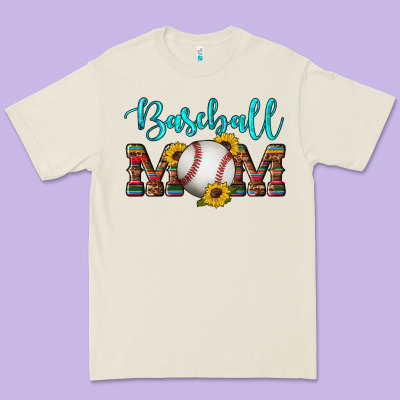 Western Leopard Serape Wooden Sunflowers  Turquoise Glitter Mom Baseba Premium Tee Designed By Artiststas