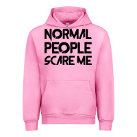 Fuchsia Pink Normal People Scare Me Urban Hoodie - Bettercallsaul