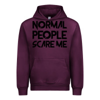 Mauve Wine Normal People Scare Me Urban Hoodie - Bettercallsaul
