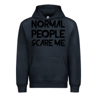 Navy Normal People Scare Me Urban Hoodie - Bettercallsaul