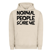 Pigment French Oak Normal People Scare Me Urban Hoodie - Bettercallsaul