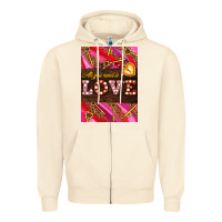 Sandshell all you need is love Zipper Hoodie - AdoDesignShop