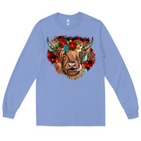 Colony Blue christmas cow gemstone Long Sleeve Tee - JahusDesignShop