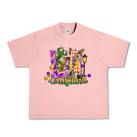 Salmon louisiana la mardi gras Urban Heavy Tee - FaDigitalArtStudio