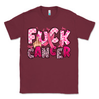 Burgundy fuck cancer Classic Tee - JahusDesignShop