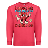 Cardinal i have me i take care of me i love me Premium Sweatshirt - MaliasSmallBusiness
