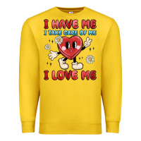 Lemon i have me i take care of me i love me Premium Sweatshirt - MaliasSmallBusiness