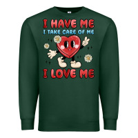 Sports Green i have me i take care of me i love me Premium Sweatshirt - MaliasSmallBusiness