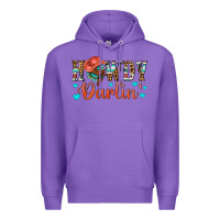 Purple Western Howdy Darlin Premium Hoodie - BundleAndBundleShop
