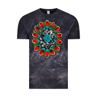 Cloud Black christmas gemstone Vintage Tee - RanaPortraitStore