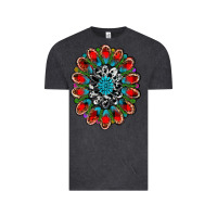 Vintage Black christmas gemstone Vintage Tee - RanaPortraitStore