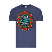 Vintage Denim christmas gemstone Vintage Tee - RanaPortraitStore