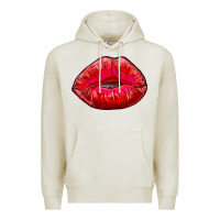 Oatmeal Heather kiss Premium Hoodie - AdoDesignShop
