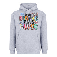Heather Grey every bunny's favorite nurse Heavyweight Hoodie - MaliasSmallBusiness