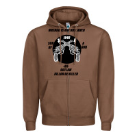 Chestnut Guns - When guns are outlawed I'll be outlaw Zipper Hoodie - Bettercallsaul