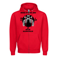Red Guns - When guns are outlawed I'll be outlaw Zipper Hoodie - Bettercallsaul