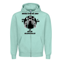 Seafoam Guns - When guns are outlawed I'll be outlaw Zipper Hoodie - Bettercallsaul