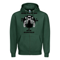 Sports Green Guns - When guns are outlawed I'll be outlaw Zipper Hoodie - Bettercallsaul