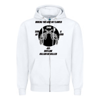 White Guns - When guns are outlawed I'll be outlaw Zipper Hoodie - Bettercallsaul