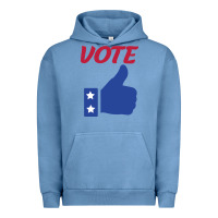 Pigment Pebble Blue Vote Urban Hoodie - Bettercallsaul