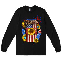 Black 4th of july coffee cup Long Sleeve Tee - JahusDesignShop
