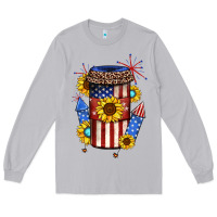Moon Dust 4th of july coffee cup Long Sleeve Tee - JahusDesignShop