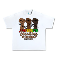 White breaking every chain since 1865 Urban Heavy Tee - HRA Design Shop