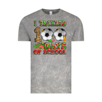 Cloud Rock i tackled 100 days of school soccer Vintage Tee - Zillion Design Studio