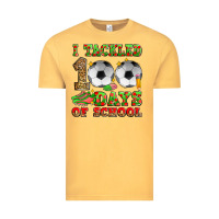 Vintage Mustard i tackled 100 days of school soccer Vintage Tee - Zillion Design Studio